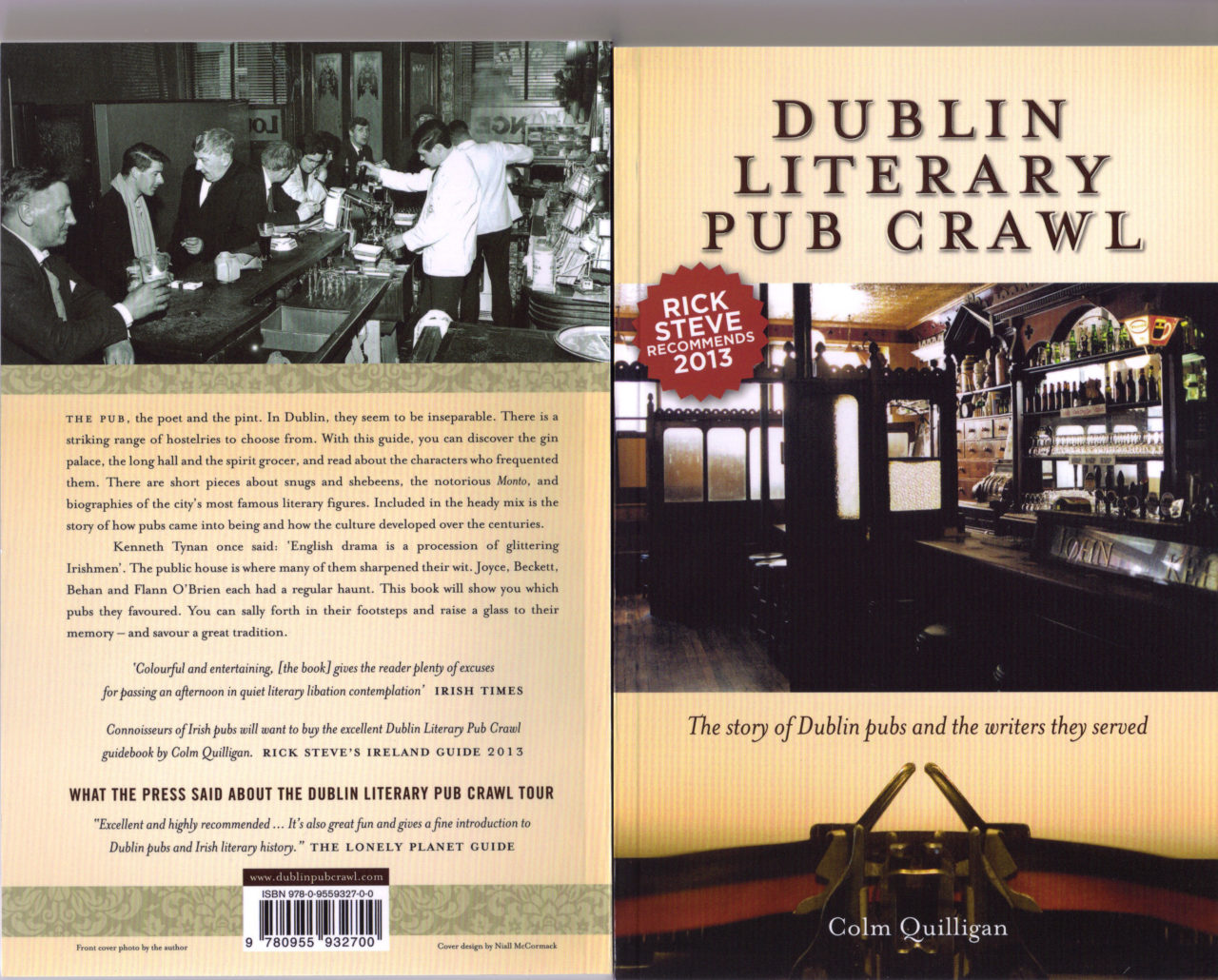 Dublin Literary Pub Crawl (Hard Copy Book via mail) Dublin Literary